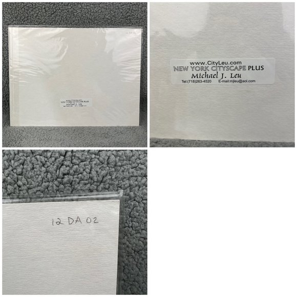 Michael J Leu Art Print SIGNED Set Lot #/300 6x10" Cityscape New York City NYC 1 - Picture 13 of 13